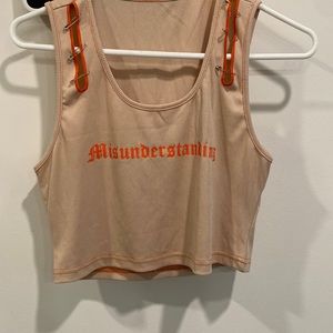 Cropped tank top